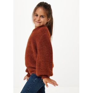 Lurex Trui Meisjes - Donker Bruin - Maat 146-152