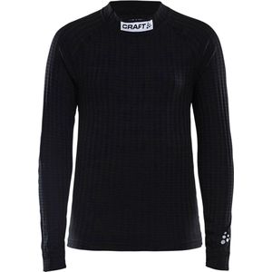 Craft Progress Baselayer Crewneck Longsleeve  Sportshirt - Maat 158  - Unisex - zwart Maat 158/164