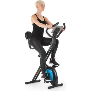 Ergometer Fiets Hometrainer met Trainingscomputer - Opvouwbare Fiets met 8 Kg Vliegwiel en 8-Staps Weerstand