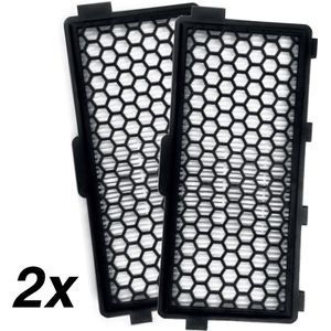 2x Miele Hepa Filter - Geschikt voor Miele Classic Compact C1, Complete C2 & C3 - Koolstof Filter - Vervanger voor SF-HA 50 - Hepa Airclean 50 Filter