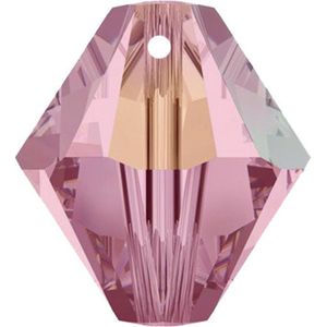 Swarovski kralen - 6301 rose AB 8mm 10 stuks - swarovski bicone pendant - swarovski hanger - beads - callance