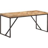 VidaXL Eettafel 160x70x76 cm Massief Acaciahout en Mangohout