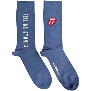 The Rolling Stones - Vertical Tongue Sokken - EU 40-45 - Blauw