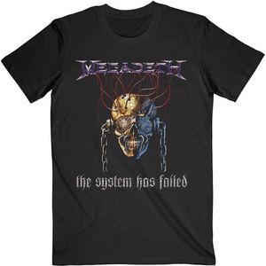 Megadeth - Systems Fail Heren T-shirt - L - Zwart