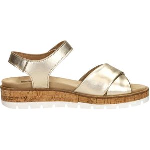 Sub55 Comfort Collection Mia 01 Sandalen Plat - Goudkleur - Maat 40