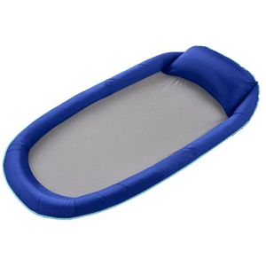 Waterhangmat - Luchtmatras zwembad - Waterhangmat volwassenen - Zwembad - Luchtbed zwembad - Luchtbed - Blauw