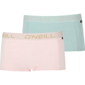 O'Neill dames boxershorts 2-pack - light green pink - M