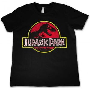 JURASSIC PARK - T-Shirt KIDS Logo Distressed (12 Years)