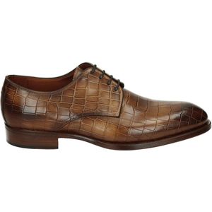 Greve 4976.07 - Heren veterschoenNette herenschoenen - Kleur: Cognac - Maat: 44