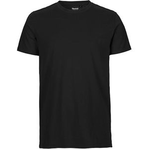 Fairtrade Men´s Fit T-Shirt met ronde hals Black - 5XL