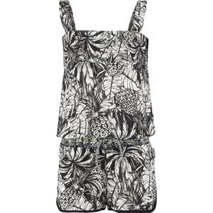 Vingino Vingino Poani Jumpsuit - Meisjes - zwart - wit