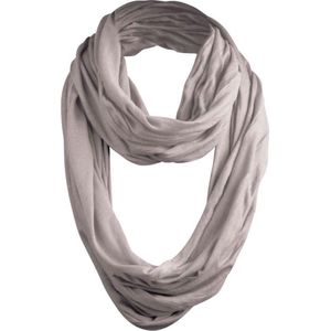 MSTRDS - Wrinkle Loop Scarf lightgrey one size Sjaal - Grijs