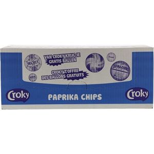 Snoepgoed: Croky chips paprika - 40gr