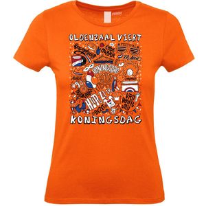 Dames t-shirt Oldenzaal Oranjekoorts | Oranje Dames | maat XXXL