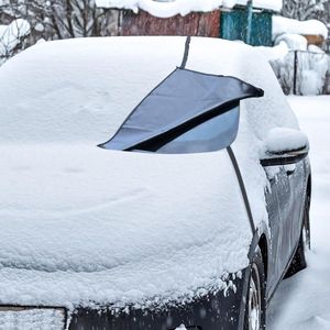 Anti Vries Deken Auto -Anti Ijssdeken Auto Voorruitbeschermer Afdekzeil Anti Sneeuw-(180×105cm)