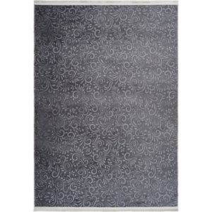 Lalee Peri | Modern Vloerkleed Laagpolig | Graphite | Tapijt | Karpet | Nieuwe Collectie 2024 | Hoogwaardige Kwaliteit | 80x140 cm