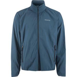 CRAFT ESS. WIND JACKET M - Hardloopvest - Blauw - Heren - Maat L
