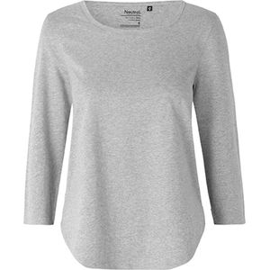 Ladies´ Three Quarter Sleeve T-Shirt met ronde hals Sport Grey - XS