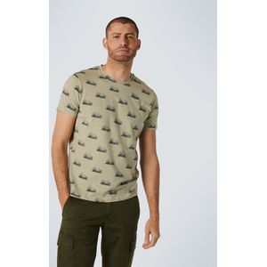 No Excess Mannen Ronde Hals T-Shirt Licht Groen S