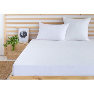 Verstelbare badstof waterdichte ademende matrasbeschermer voor bed 135 x 190/200 cm