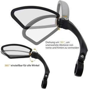 fietsspiegel / Bicycle Mirror - Duurzaam - Premium Kwaliteit 2