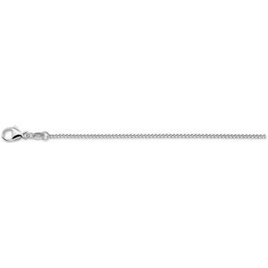 YO&NO - Ketting - Zilver - Gourmet -  1,4 mm - 60cm - Sieraden vrouw - Heren - Gerhodineerd - Zilver 925