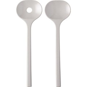 Mepal Bloom saladebestek - 2-delig - Pebble white