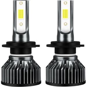 TLVX H7 55Watt Mini LED lampen – Canbus – Koplampen – Motor - Headlights - 5000K - Wit licht – Autoverlichting – 12V – 55w halogeen vervanger - Dimlicht – Grootlicht – 6.000 Lumen (2 stuks)