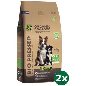 2x8 kg Biofood organic bio chicken hondenvoer NL-BIO-01