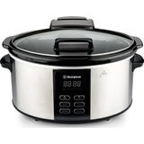 Westinghouse Slow Cooker met Uitneembare Keramische Pan 6 Liter - RVS