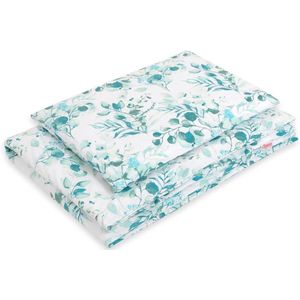 Katoenen babybeddengoedset 2-delig 135x100 cm - eucaliptus mint