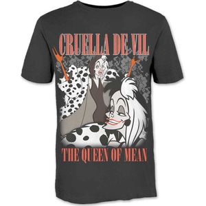 Disney 101 Dalmatians - Cruella Homage Unisex T-shirt - XL - Zwart