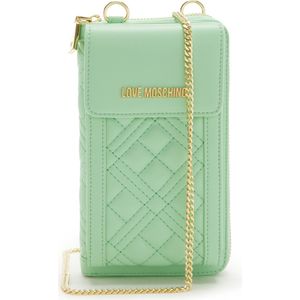 Love Moschino Quilted Bag Dames Crossbody tas/Telefoontasje Kunstleer - Groen