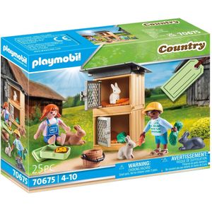 PLAYMOBIL Gift set ""Konijnenvoeding"" - 70675