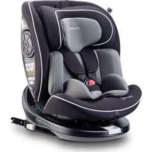 BabyGO autostoel Nova2 i-Size met isoFix Zwart - voor kinderen van 40-150cm