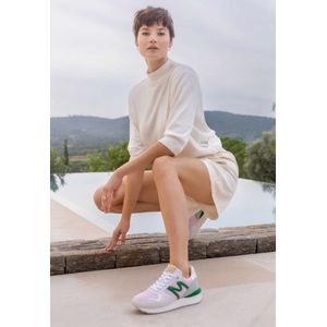 Sneaker Juju Dames - White/P.Green - Maat 38