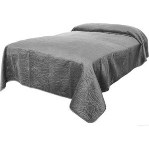 Unique Living - Bedsprei Veronica 220x220cm grey