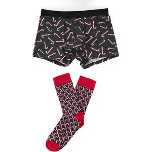 Trendyol Veelkleurige 2-Pack Kerst Boxer-Sock Pack Tmnaw25Cc00000