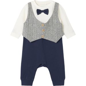 NAME IT NBMFIDUS LS BODYSUIT Jongens Jumpsuit - Navy Blazer Melange