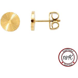 Borasi Oorknopjes | 18k Goldplated | Goud Kleurig | Sterling Zilver 925 | Dames Oorbel | Elegant | Vrouwen Cadeau | Moederdag Cadeautje