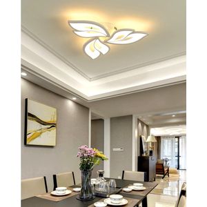 3 Bloem Plafondlamp - Dimbaar Met Afstandsbediening - Plafoniere - Moderne LED Lamp - Verlichting - Keuken Lamp - Woonkamerlamp - Plafonniere