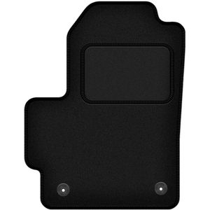 Bestuurdersmat zwart voor: Daewoo Matiz hatchback (1997-2007)