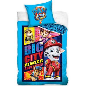 Carbotex Dekbedovertrek Paw Patrol 140 X 200/70 X 90 Cm Blauw