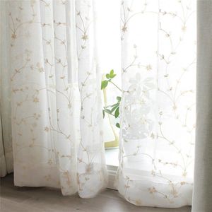 Romantische Boho Gordijnen met Bloemenpatroon voor Woonkamer en Landelijke Stijl