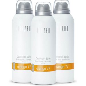 JANZEN Deodorant Spray Orange 77 3-pack