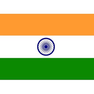 Finnacle - Vlag - Vlag van India - Indiase vlag - Indische Gemeenschap Vlag - 90/150CM - India vlag - Vlag van Azië - India