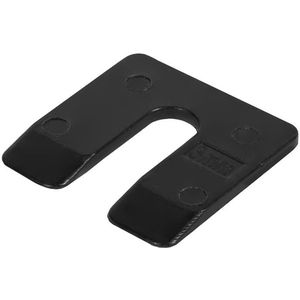Radix uitvulplaatjes – 3 mm – 50x47 mm – zwart (48 stuks) – kunststof stelwiggen voor montage & afbouw