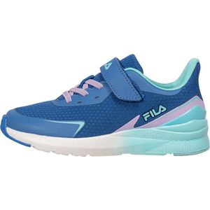 Fila Kinder Unisex Performance Laufschuhe Low Crusher V Kids Vallarta Blue-Fair Orchid-35