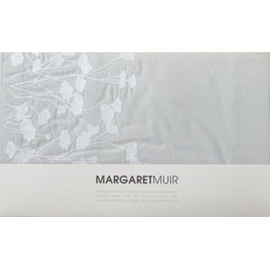 Margaret Muir Sheer Flower Kussensloop - 60x70 cm - Light Grey