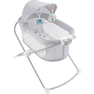 Opvouwbaar kinderbedje met licht voor pasgeborenen en baby's - Draagbaar - Fisher-Price GWD36 - Co Sleeper